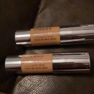 Clinique chubby foundation sticks. Lot of 2.